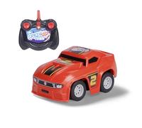 Dickie Toys - Coche RC Crazy Cruiser (12 cm) - Coche teledirigido a Partir de 3 años con Aspecto de Coche de Carreras Rojo, Coche de Control Remoto para niños, 8 km/h, Mando a Distancia de 2,4 GHz