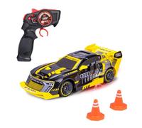 Dickie Toys - Coche teledirigido Audi S1 E-Tron Quattro Drift Car 1:24 - 2,4 GHz, 4 WD, función de Deriva, iluminación de Suelo LED, Carga USB, Coche teledirigido RTR