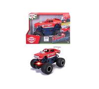 Dickie Toys Ford Furious Mustang 1:24 19,3 cm Coche de Juguete para niños a Partir de 3 años con fricción, luz y Sonido, Ruedas de Goma, función Try Me, Modelo Oficial, Multicolor