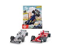 Dickie Toys - Formula Racer (14 cm) - vehículo con Cuerda para Tirar para niños a Partir de 3 años. Escala 1:32, Color Aleatorio, (203341035)