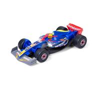 Dickie Toys Formula Racer Team Speed - Coche de Juguete 1:24 con luz y Sonido, fricción y Ruedas de Goma, 23 cm - Try Me