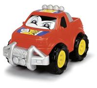 Dickie Toys Happy Runner, niños a partir de 1 año, vehículos de obra, coches de juguete, luz y sonido, 6 modelos, multicolor (203814017) , color/modelo surtido