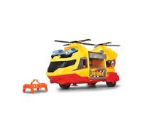 Dickie Toys - Helicóptero de Rescate 30 cm con luz y Sonido, grúa Extensible, hélices con Giro Manual, Camilla extraíble, para niños Mayores de 3 años (203306023)
