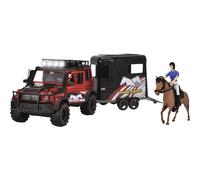 Dickie Toys Juego de remolque de caballo, Pruébame
