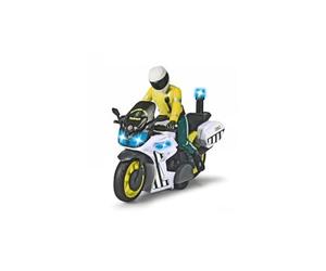 Dickie Toys - Moto Yamaha de la Guardia Civil de Juguete, Incluye Figura Articulada Extraíble, Fricción, con Luz y Sonido, Apto para Niños y Niñas a Partir de 3 años - 17 cm