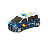 Dickie Toys - Policía Nacional Furgón Citroen Space Tourer a fricción, 15 cm, luz y Sonido, Puertas No se abren (203712027SI2) - +3 años