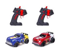 Dickie Toys - RC Laser Racer 1:32 (13 cm), Coche teledirigido para niños a Partir de 6 años, 2 Canales, 2,4 GHz, iluminación bajo el Suelo, hasta 6 km/h, 2 velocidades, Multicolor