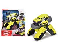 Dickie Toys Vehículo transformable Rescue Hybrids Spider Tank 2 en 1 con lanzaproyectiles