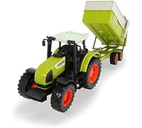Dickie toys- tractor claas ares- tractor grande con remolque basculant