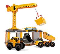 Dickie Toys Volvo Construction Station, estación de construcción, estación de Juegos, Obra