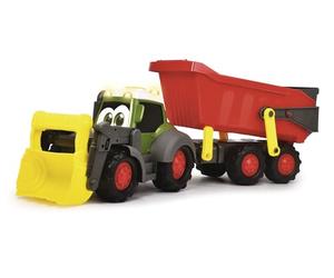 Dickie Tractor de 65cm con Remolque, luz y Sonido (3819002)