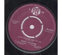 DICKIE VALENTINE - HOW UNLUCKY CAN YOU BE 7 INCH (7" VINYL 45) UK PYE 1961