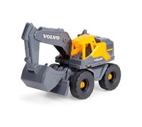 Dickie Toys - Volvo Excavadora Tough Excavator (26 cm) - Excavadora de Juguete para niños a Partir de 3 años con Rueda Libre, Brazo móvil y Pala, Adecuado como Juguete de Arena
