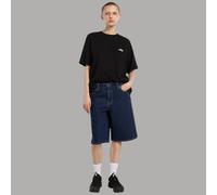 Dickies 957 Shorts 13 Pulgadas Mujer Denim Algodón Cintura Media Indaco