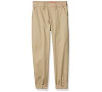 Dickies Boys' Slim Active Waist Flex Pull-On Jogger Pant, Desert Sand, 4