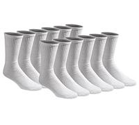 Dickies Calcetines acolchados para hombre (paquete de 12), Blanco (12 Pares), 5-9