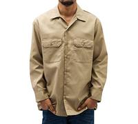 Dickies - Camisa con Manga Larga para Hombre, Color Caqui, Talla 2X Tall