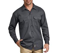 Dickies - Camisa con Manga Larga para Hombre, Color carbón, Talla 2X Tall