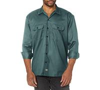 Dickies Chemise de Travail À Manches Longues Camisa, Hombre, Verde Oscuro (Hunter Green), XL