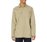 Dickies Flex Ripstop Long Sleeve Shirt Camisa Abotonada, Arena del Desierto, L Hombres