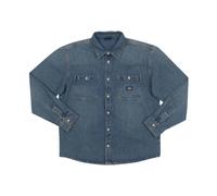 Dickies Camisa manga larga MECHANIC DENIM SHIRT LS KHAKI TINTED BLUE in Azul EU L