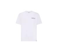 DICKIES Camiseta 'BRICKLANE' gris / blanco L gris / blanco