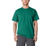 Dickies Camiseta de manga corta con cuello redondo pesado para hombre, color verde jaspeado, 3XL, talla grande, EE. UU.
