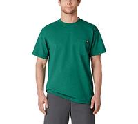 Dickies Camiseta de Manga Corta para Hombre Big & Tall Heavyweight Crew Neck, Green Single Dye Heather, 4XL Grande