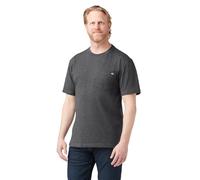 Dickies Camiseta Gruesa de Manga Corta con Cuello Redondo para Hombre, Gris carbón Jaspeado, XX-Large Alto