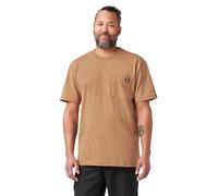 Dickies Camiseta Gruesa de Manga Corta con Cuello Redondo para Hombre, Pato café Jaspeado, X-Large
