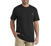 Dickies Camiseta Holgada Con Bolsillo Y Manga Corta Hombre, Negro, L