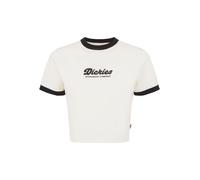 DICKIES Camiseta 'LEWISTOWN' negro / blanco Mujer DICKIES M negro / blanco