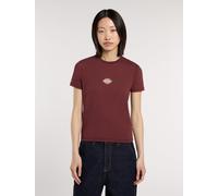 Dickies - Camiseta ligera de corte recto Maple Valley, Mujer, Rojo, Talla: XXS