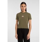 Dickies - Camiseta ligera de corte recto Maple Valley, Mujer, Verde, Talla: S