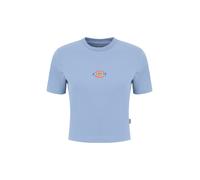 DICKIES Camiseta 'Maple Valley' azul paloma / amarillo / rojo, Talla M