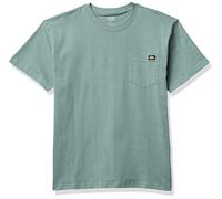 Dickies Camiseta de Manga Corta con Cuello Redondo y Peso Pesado, Azul Ahumado, S para Hombre