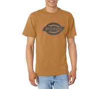 Dickies Camiseta Pesada con Logotipo para Hombre, Pato Marrón, L
