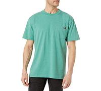 Dickies Camiseta Pesada de Manga Corta con Cuello Redondo, Brezo Verde, L para Hombre