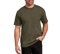 Dickies Camiseta Pesada de Manga Corta con Cuello Redondo, Verde (Military Green), XL para Hombre
