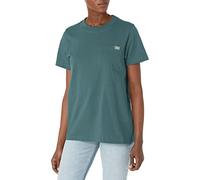 Dickies Camiseta Pesada de Manga Corta para Mujer, Lincoln Verde, M