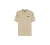 DICKIES Camiseta 'Service Station' beige / negro Hombre DICKIES L beige / negro