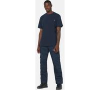 Dickies Top Informal Manga Corta Algodón Hombre Diario Camiseta Azul