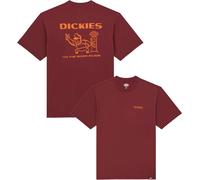 Dickies - Camisetas - Burns Tee SS Andorra - Talla S - Burdeos Burdeos S