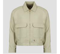 Dickies Cazadora HEMP TWILL TRUCKER JACKET EUCALYPTUS in Beige EU L
