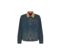 DICKIES Chaqueta de entretiempo 'DENIM PAINTER JACKET' azul claro / caqui S azul claro / caqui