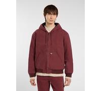 Dickies - Chaqueta de lona con capucha Hilham, Hombre, Rojo, Talla: M