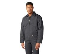 Dickies Insulated Eisenhower Front-Zip Jacket Chaqueta, Gris Oscuro, L Tall para Hombre