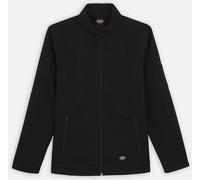 Dickies Hombre, Chaqueta Softshell con cremallera completa, negro, M