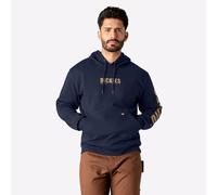 Dickies Clásico Hombre Moda Informal Sudadera Gráfico Jersey Polar Azul Marino