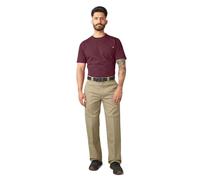 Dickies D/Knee Work Pant Pantalones, Khaki, 33W/32L para Hombre
